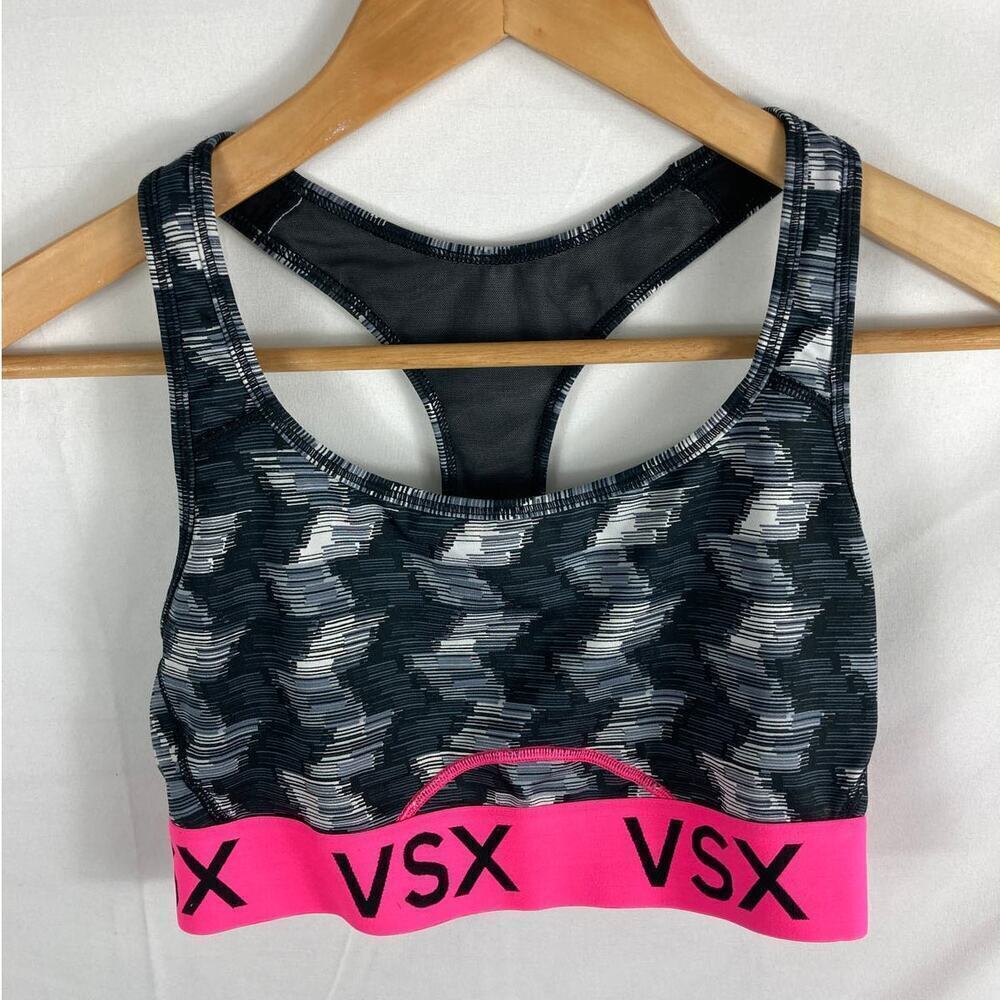 VS Sport Abstract Racerback Sports Bra Size Small